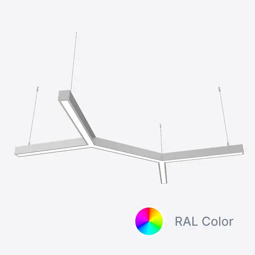 Світлодіодний світильник X-LED 100ВТ Star ral (870*740*43) LSNS-100c - фото 1