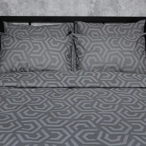 Комплект постельного белья Moon&Star Бязь Gold Люкс Urban Style King Size 220x240 наволочки 2х50х70 - фото 6