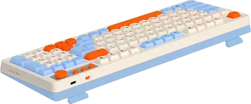 Клавиатура беспроводная Maxxter KBGW-3C01-UA RGB White - фото 3