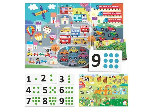 Настільна гра Headu Монтессорі. 123 Доторкнись (Montessori. Flashcards: 123 Touch) (MU54891) - фото 2