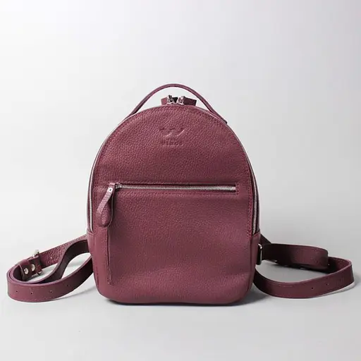 Кожаный рюкзак Groove S марсала флотарий - фото 3