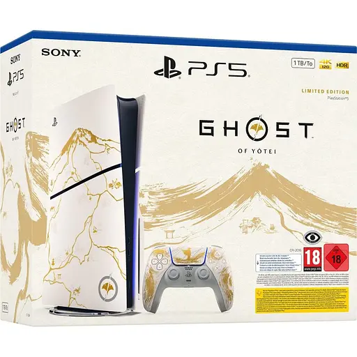 Стаціонарна ігрова приставка Sony PlayStation 5 Slim 1TB Ghost of Yotei Limited Edition (1000048368) - фото 8
