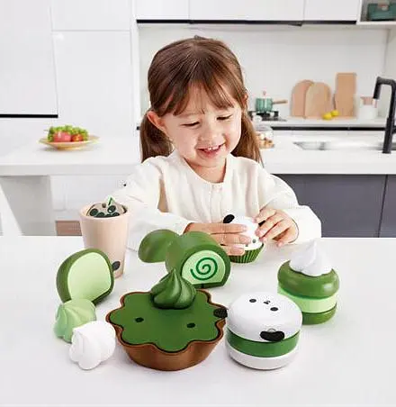 Игрушечные десерты Hape E3195 Игрушка - Десерт из зеленого чая - фото 3