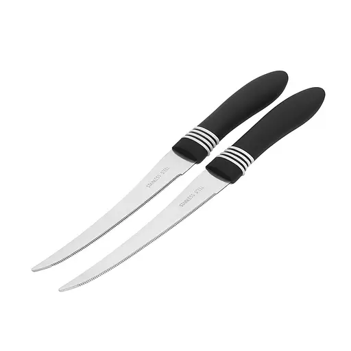 Набір ножів кухонних, 2 шт., для томатів та м'яких овочів, Kitchen Master Помаранчевий 87708 - фото 8