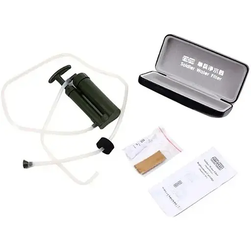 Фільтр для води Gymtop SWF-2000 похідний туристичний армійський - фото 4