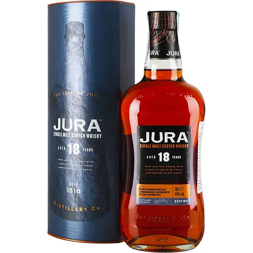 Віскі Jura 18 yo Single Malt Scotch Whisky 44% 0.7 л  - фото 1