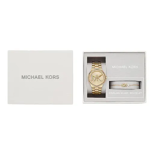 Жіночий подарунковий набір MICHAEL KORS MK1062SET Lennox (годинник + браслет) - фото 2