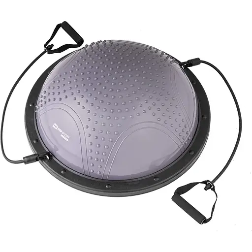 Балансировочная полусфера Hop-Sport HS-MB058B с вкраплениями серая - фото 4