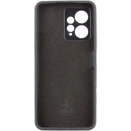 Чохол Lakshmi Silicone Cover Full Camera (AA) with logo для Xiaomi Redmi Note 12 4G Чорний / Black - фото 2