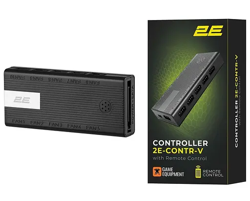 Контролер 2E GAMING CONTR-V ARGB 10 fans 4pin, SATA +5V 3pin, пульт - фото 11
