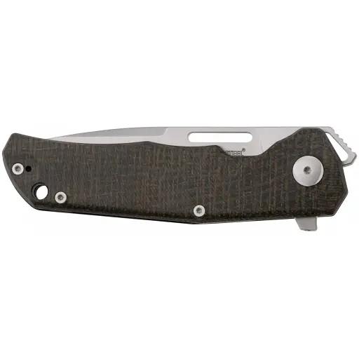 Ніж Lionsteel Q4ttro Green Burlap Micarta - фото 3