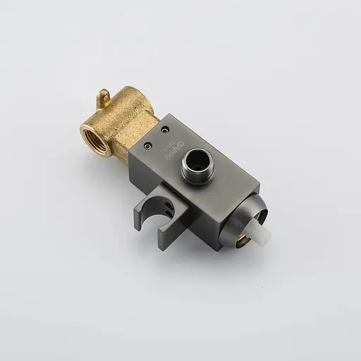 Набір гігієнічного душу прихованого монтажу Gappo G7207-9, збройова сталь, Графітовий хром - фото 3