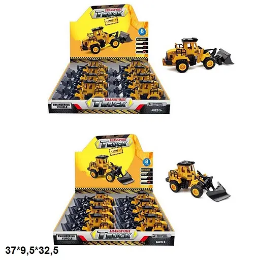 Трактор с ковшом, 2021-07A+/2021-06A+, инерция (В ассортименте)