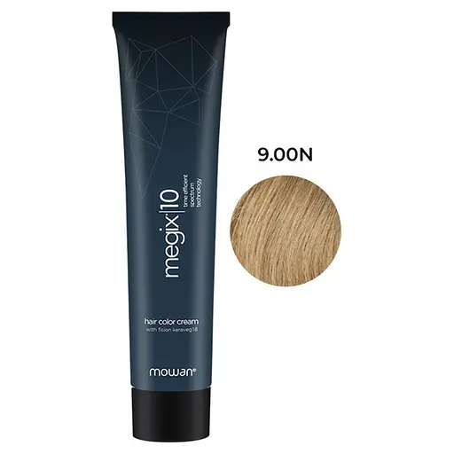 Фарба для волосся з низьким вмістом аміаку Megix10 Mowan 9.00N нейтральний інтенсивний дуже світлий блонд - фото 1