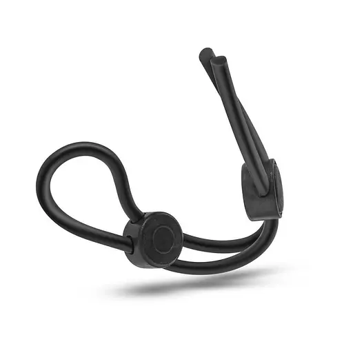 Эрекционное кольцо Blush Stay Hard Silicone Double Loop Cock Ring 22.9 см черный - фото 4