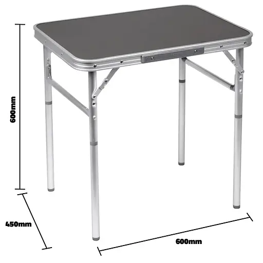 Стол Bo-Camp 60х45 см серый (DAS303271) - фото 6