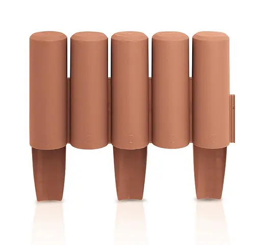 Палісад садовий Prosperplast Palisada трубчастий теракотовий 2.7 м - фото 2