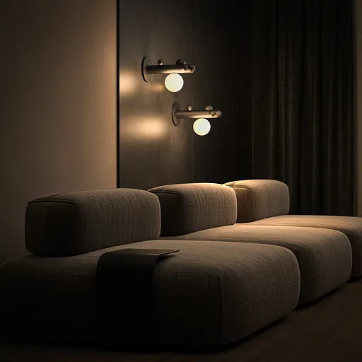 Настінне бра Babich Studio Lunar B Black (RAL 9005) - фото 5