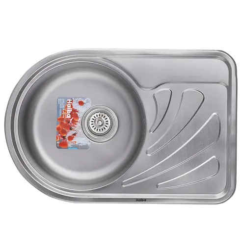 Кухонна мийка Haiba 67x44 decor HB0557, Decor - фото 1