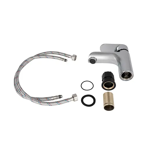 Смеситель для умывальника Lidz Wieza 001 (k35) LDWIE001CRM45409 Chrome - фото 4