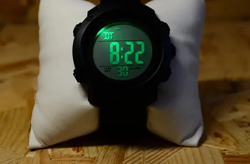 Чоловічий спортивний годинник Skmei 1426 Чорні з білим циферблатом - фото 4