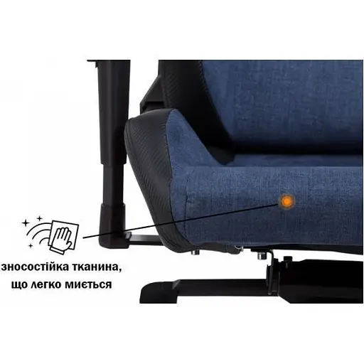 Геймерское кресло GT Racer X-8005 Dark Blue/Black [147951] - фото 10