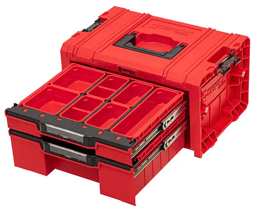 Ящик для инструмента Qbrick System PRO Drawer 2 Toolbox 2.0 Expert RED (5901238257486) - фото 4