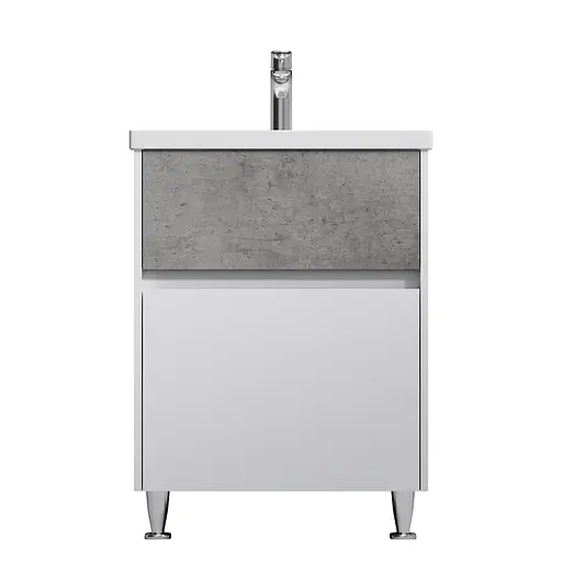 Тумба підлогова AM.PM GEM S 60 см з умивальником M91-FSX0602-WC0602BF38 - фото 8