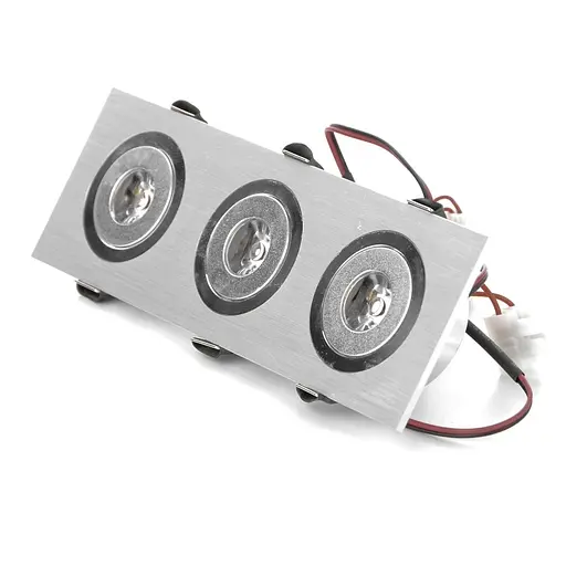Светильник точечный Brille LED-107/3W BA IP40 Brush Aluminium 45&apos; 103108