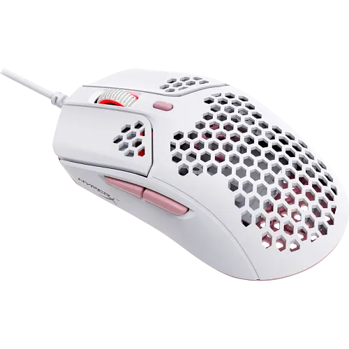 Миша HyperX Pulsefire Haste RGB White/Pink (4P5E4AA)