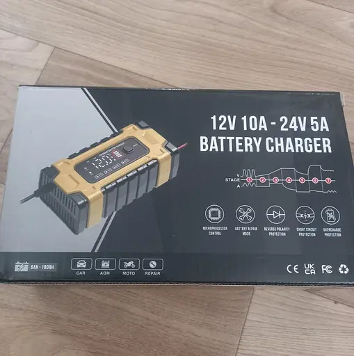 Автоматическое зарядное устройство Foxsur 12-24V 10А для авто аккумулятора - фото 6