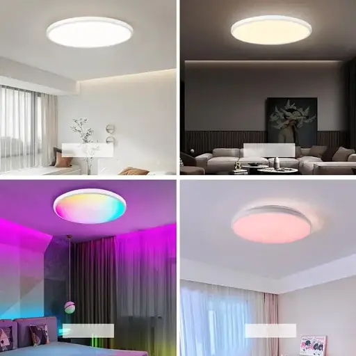 Потолочный LED светильник Ceiling Lamp Smart с RGB-подсветкой и пультом управления 24 Вт. - фото 2