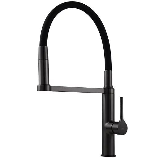 Змішувач для кухні TOPAZ SARDINIA TS 08401-H71-GP графітовий з лейкою-душем для зручності та стилю - фото 2