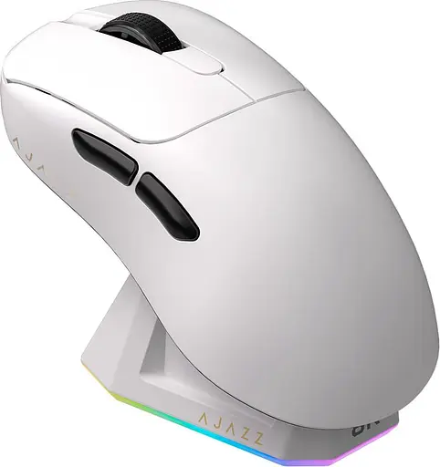 Миша Ajazz AJ179PRO 8K Charging Dock White (AJ179-PRO-W) - фото 1