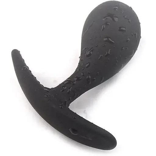 Анальний силіконовий плаг XESE AP22 (розмір L), Чорний - фото 2