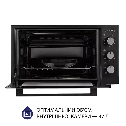 Электрическая печь Minola FOEV 3714 BL - фото 2