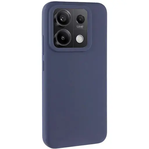 Чохол Silicone Cover Lakshmi (AAA) для Xiaomi Redmi Note 13 5G Темно-синій / Midnight blue