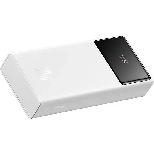 Внешний аккумулятор Baseus Star-Lord Digital Display 20000mAh 30W White P10022904213-00 (117955) - фото 3
