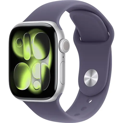 Смарт-годинник Apple Watch Series 11 GPS 42 мм Silver Aluminum Case with Purple Fog Sport Band S/M MEU64 (145299)