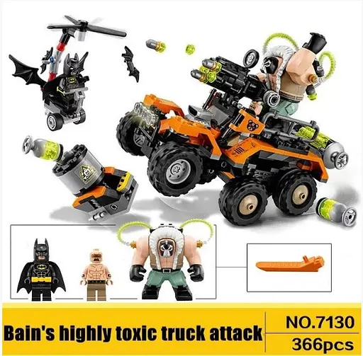 Конструктор Decool 7130 Хімічна атака Бейна - 366 дет. - фото 6