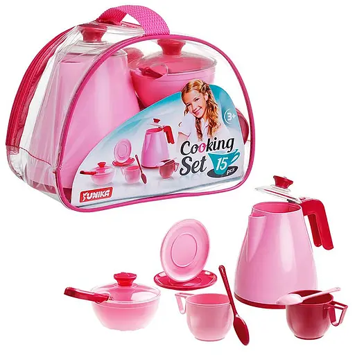 Ігровий набір посуду Cooking Set Юніка 71733, 15 предметів - фото 1