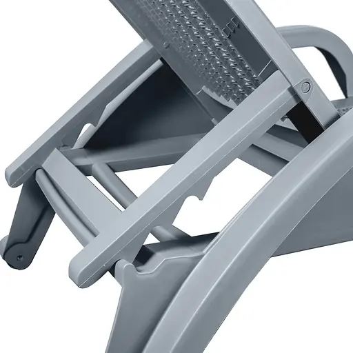 Шезлонг пластиковый Bica Nilo, светло-серый - фото 5