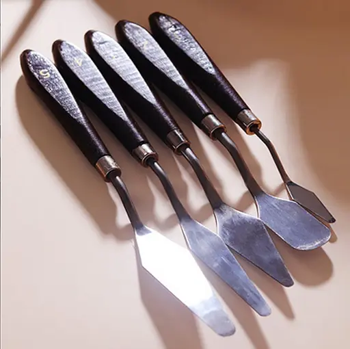 Набір мастихінів (палетних ножів) кондитерських шпателів скребків для декорування тортів та десертів, 5 шт 88312 - фото 6