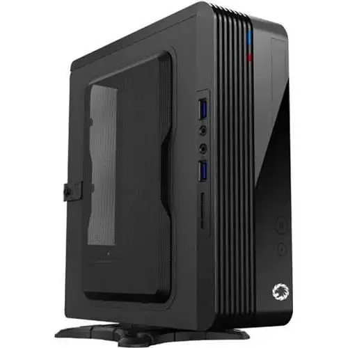 Корпус GameMax ST-103-2U3 черный, 300 Вт, Mini ITX, 2хUSB 3.0, 217x80x235 мм, 1.9 кг (ST103-2U3-300W) - фото 1