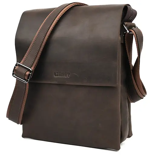 Мужская сумка через плечо на три отделения большая LIMARY 26х22х10 см sum0028318 - фото 3