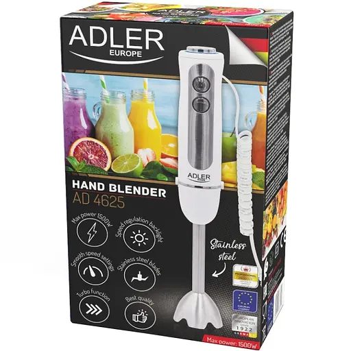 Блендер Adler AD 4625 white ручной 1500Вт - фото 6