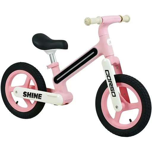 Дитячий біговел Corso Shine JT-10059 зі світлом надувні колеса 12"