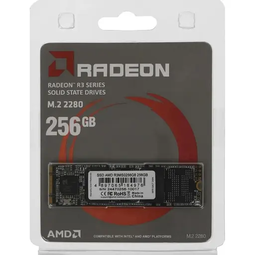 SSD накопитель AMD Radeon R3 256GB (R3MS0256G8) [142467] - фото 4