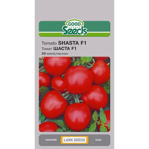 Насіння Томат Насіння України Шаста F1, 20 насінин (318200)