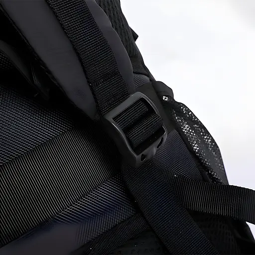 Універсальний міський рюкзак Justpack з ортопедичною спинкою чорний 31 х 48 х 19 см (5773) - фото 15